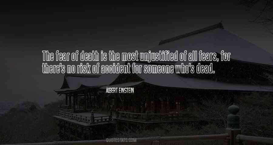 Quotes About Fear Of Death #1325950