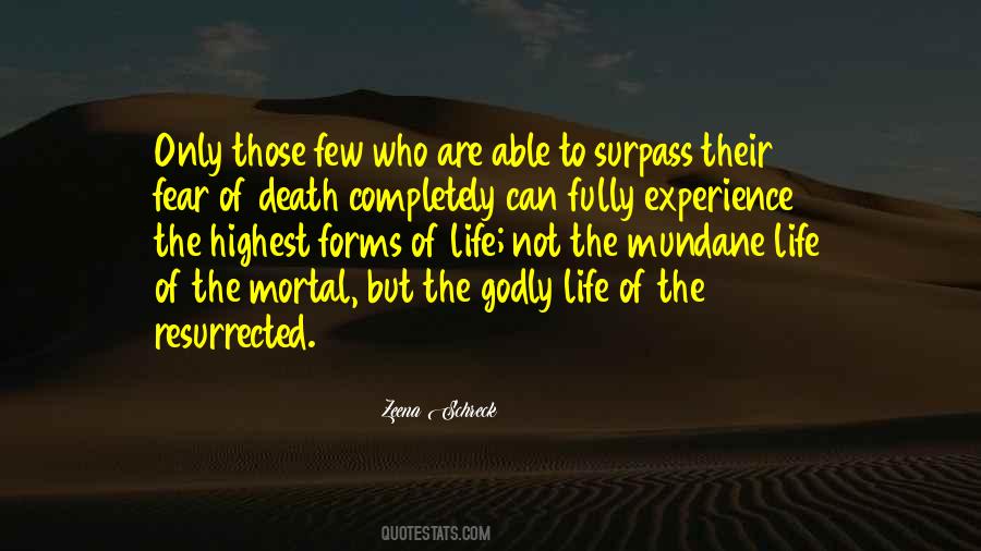 Quotes About Fear Of Death #1361323