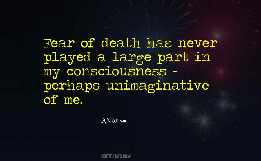 Quotes About Fear Of Death #1485187