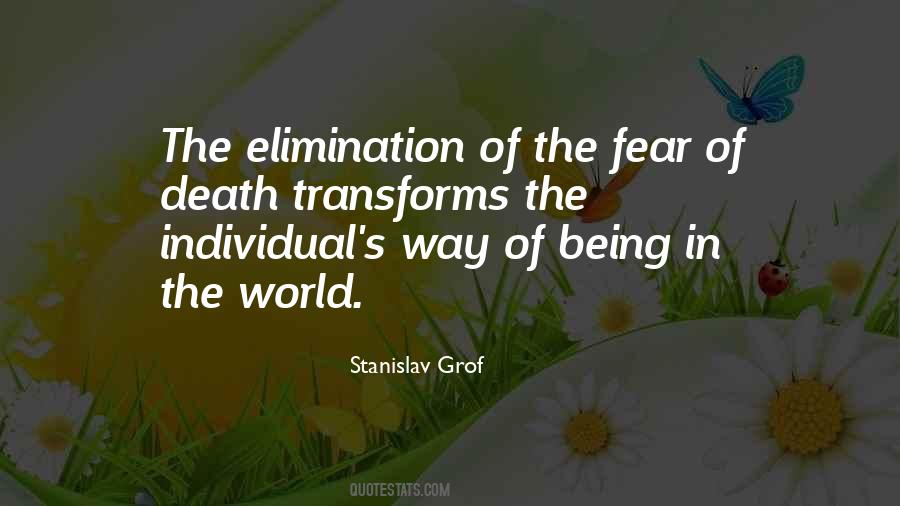 Quotes About Fear Of Death #1626864