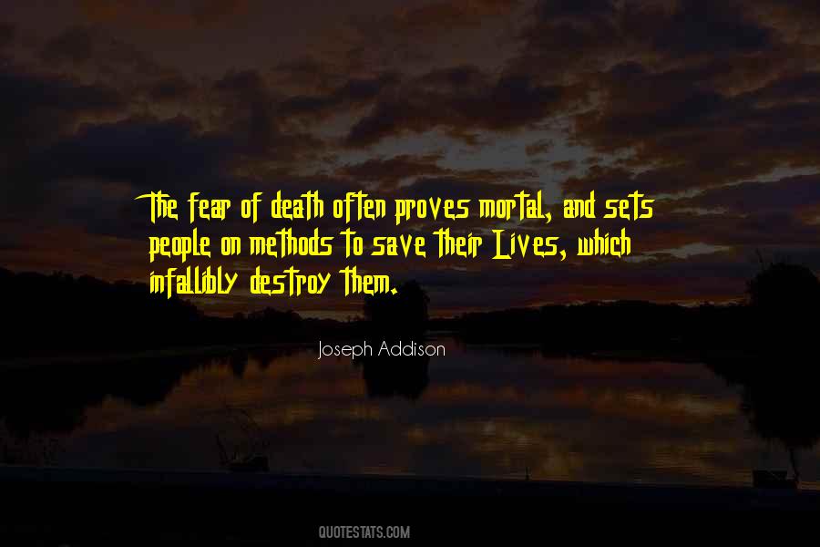 Quotes About Fear Of Death #1684395