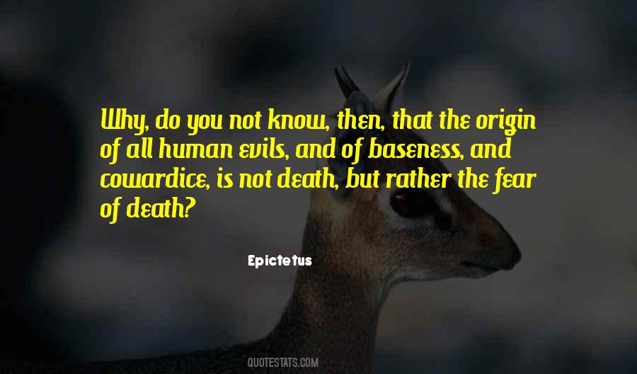 Quotes About Fear Of Death #1772735