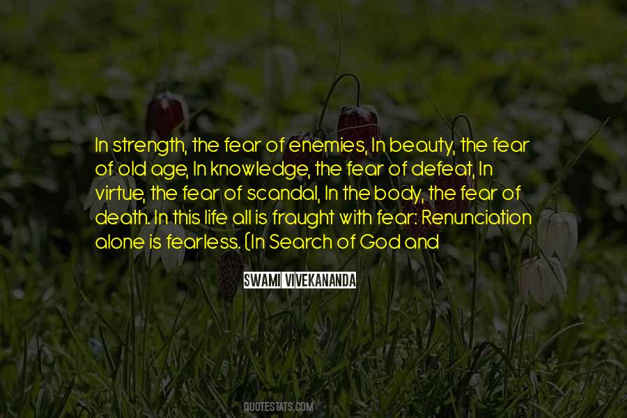 Quotes About Fear Of Death #1794939