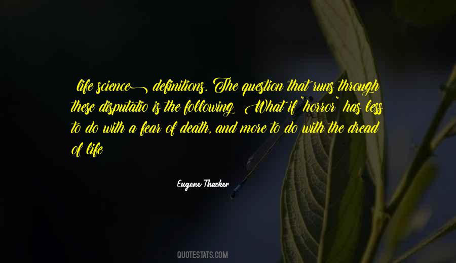 Quotes About Fear Of Death #932227