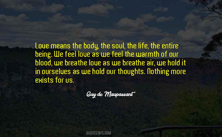 Quotes About Body Warmth #197200