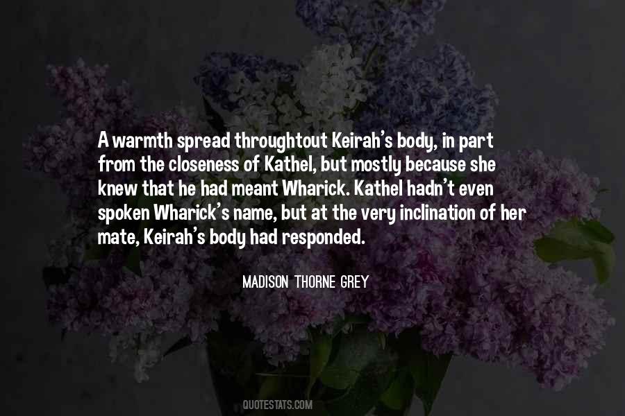 Quotes About Body Warmth #523411