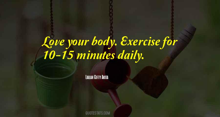 Body Exercise Quotes #1302050