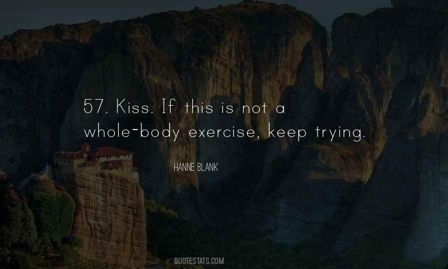 Body Exercise Quotes #20297