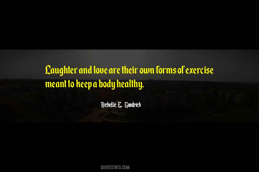 Body Exercise Quotes #288798