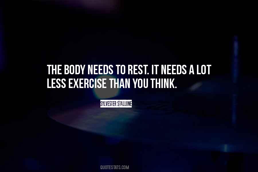 Body Exercise Quotes #329779