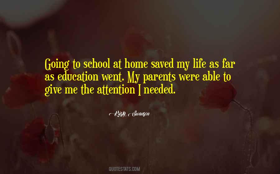 Parents At Home Quotes #164404