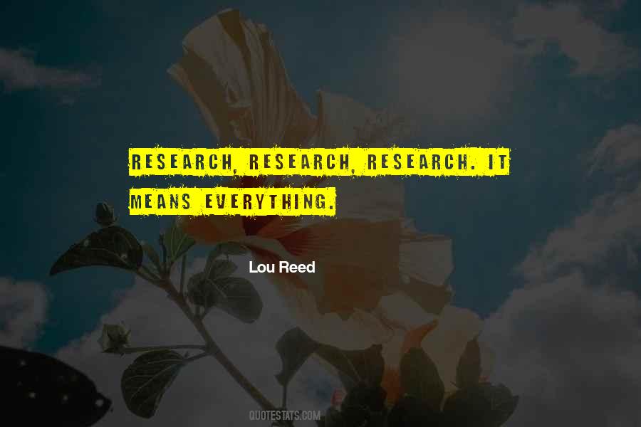 Research Everything Quotes #955085