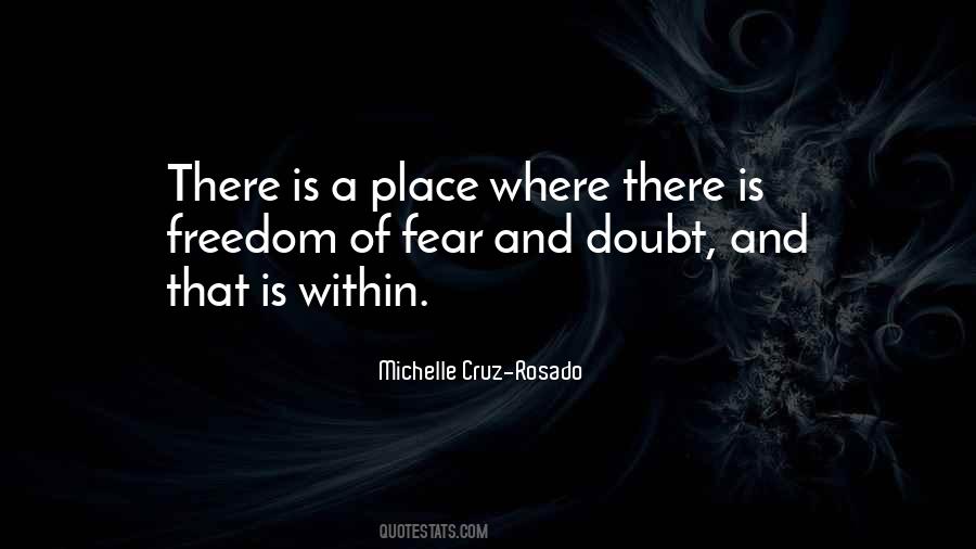 Quotes About Fear And Doubt #150715