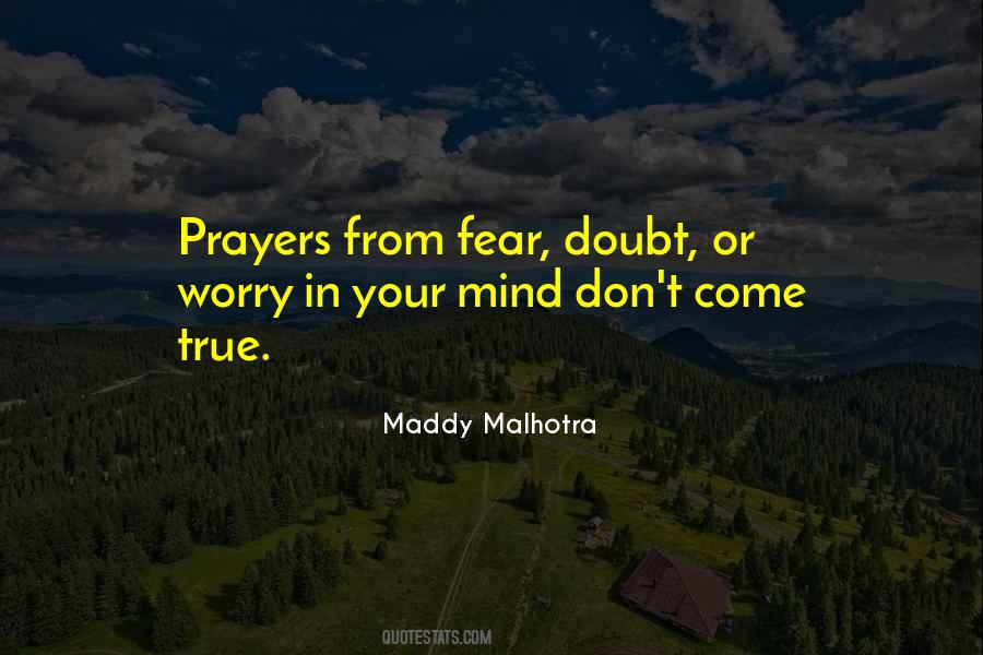 Quotes About Fear And Doubt #280034