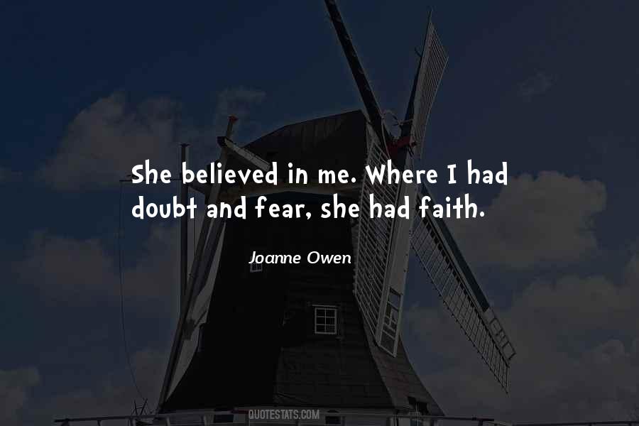 Quotes About Fear And Doubt #282887