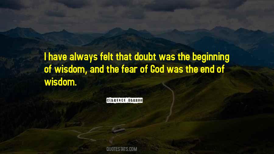 Quotes About Fear And Doubt #444296