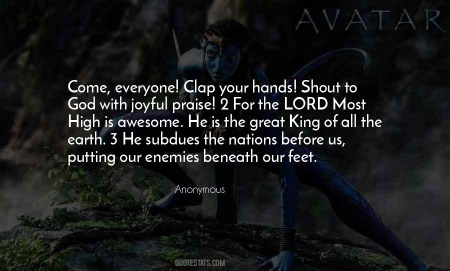 God Is King Quotes #493586
