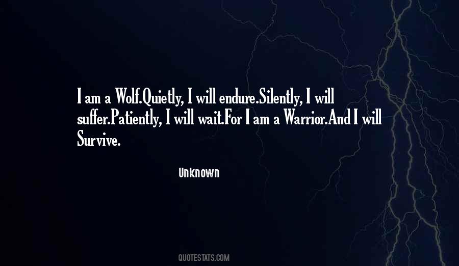 Quotes About A Wolf #1109497