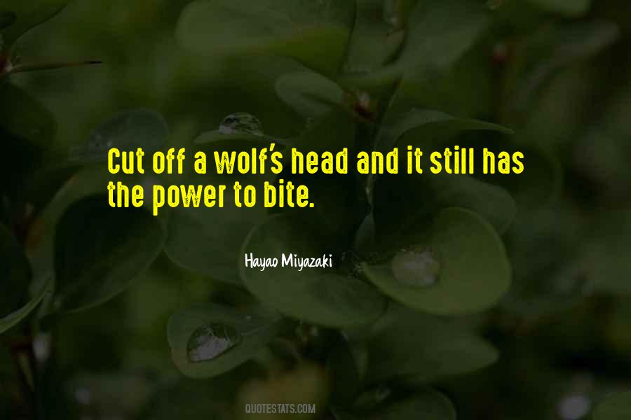 Quotes About A Wolf #1303498