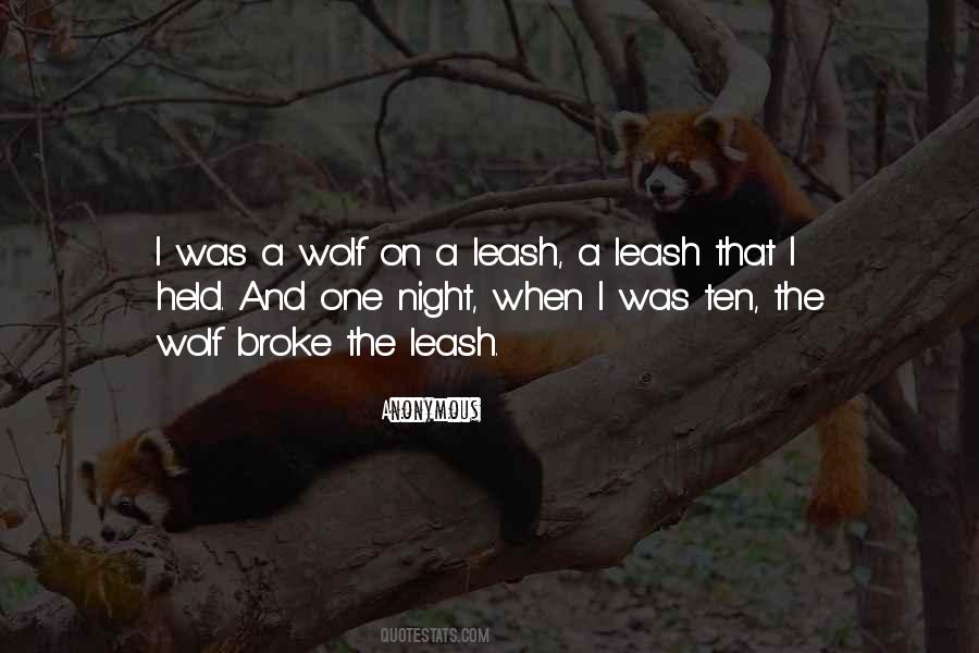 Quotes About A Wolf #1370289