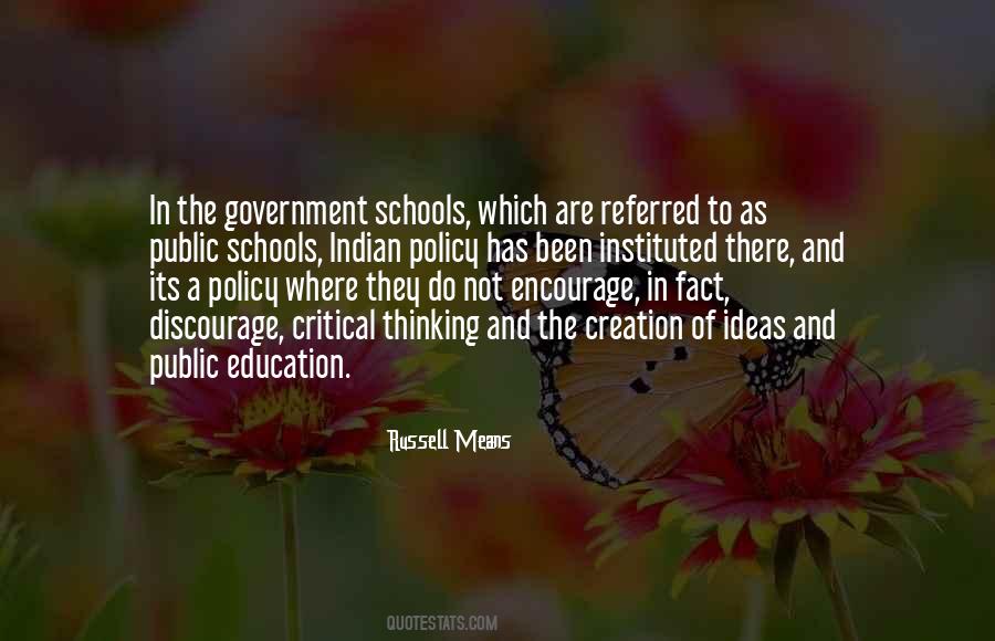 Quotes About Government And Education #1609987