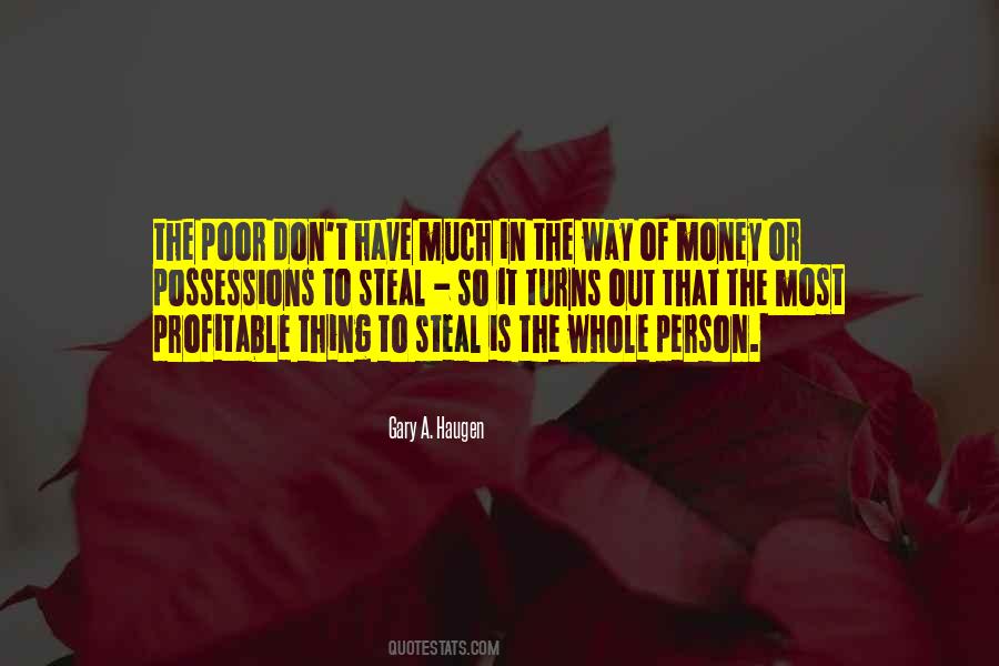 Quotes About Poor Person #12439