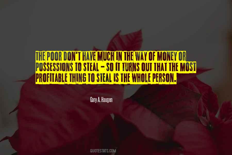 Quotes About Poor Person #12439