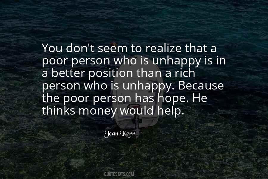 Quotes About Poor Person #1271268