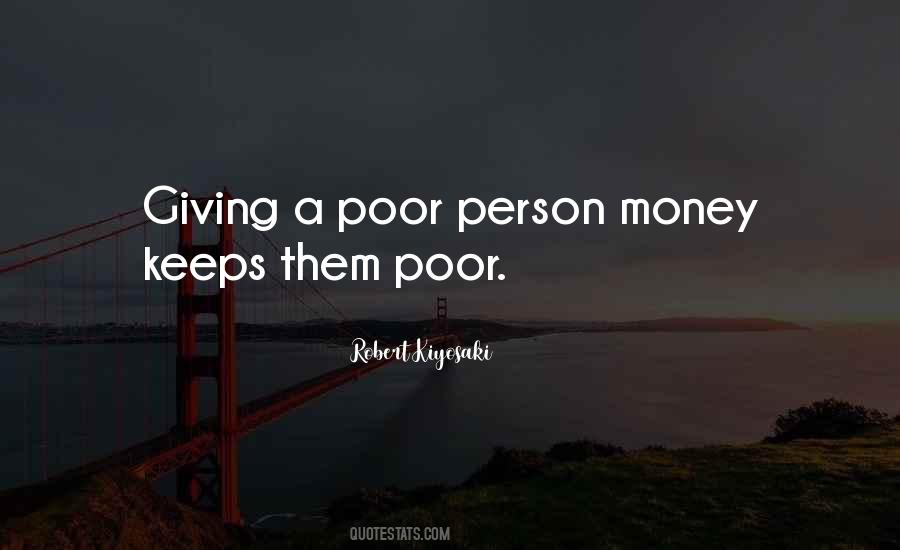 Quotes About Poor Person #187800