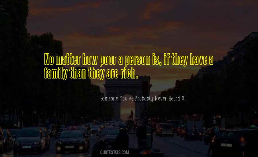 Quotes About Poor Person #547419