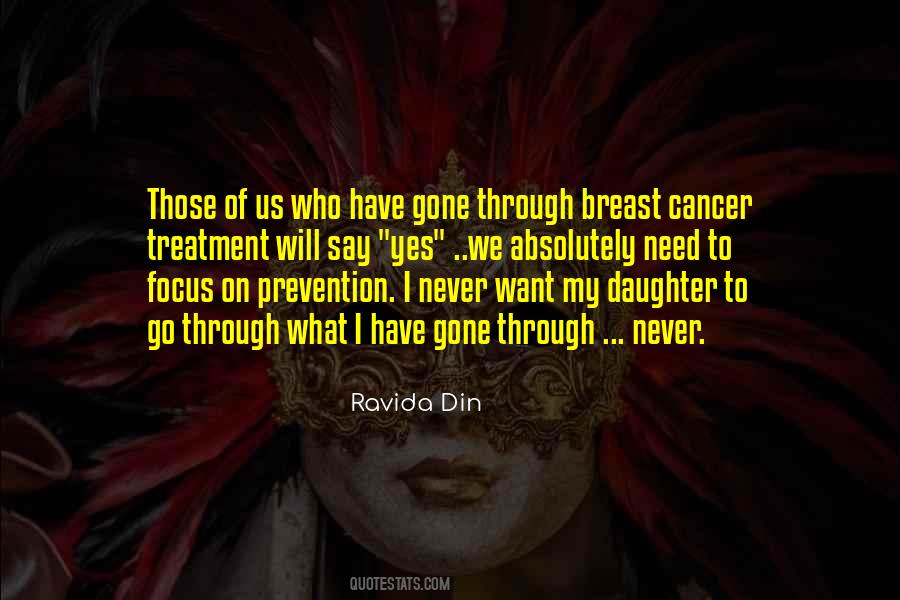 Quotes About Cancer Prevention #1432479