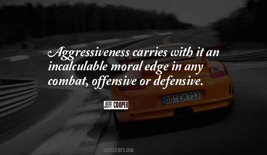 Quotes About Aggressiveness #154113