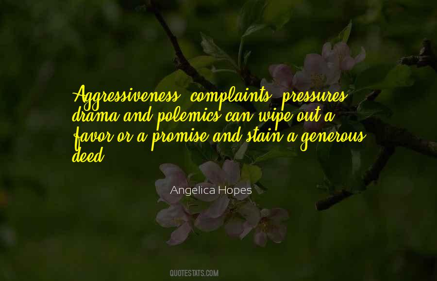 Quotes About Aggressiveness #192228