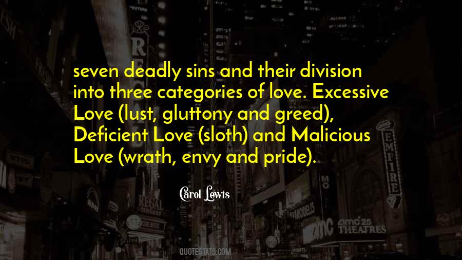 Seven Sins Quotes #1316858