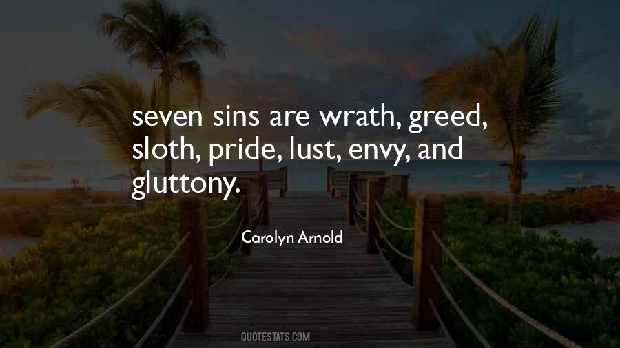 Seven Sins Quotes #856717