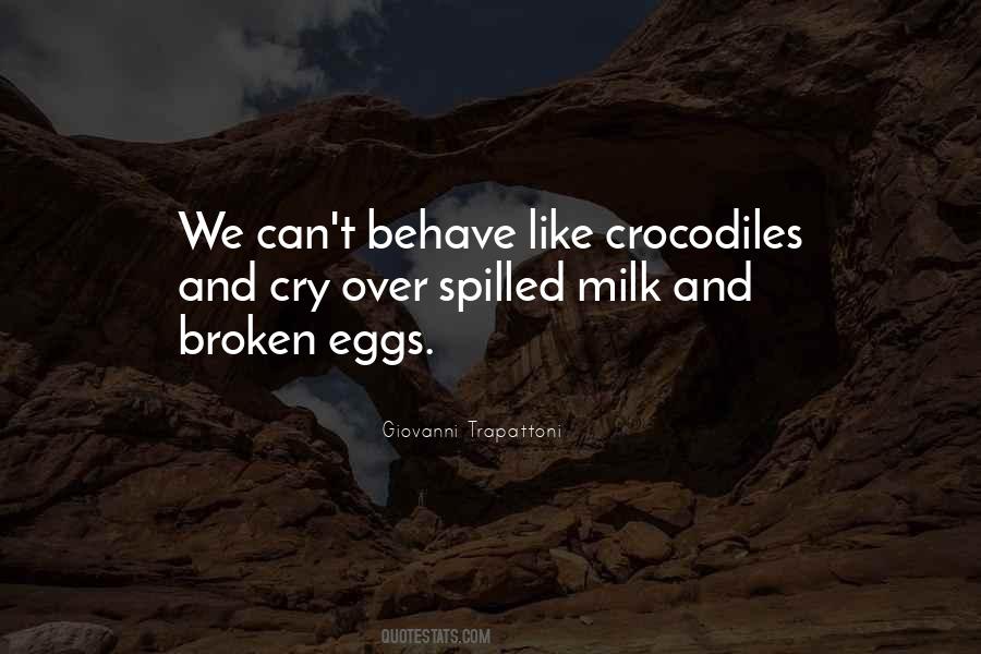 Cry Over Spilled Milk Quotes #171398