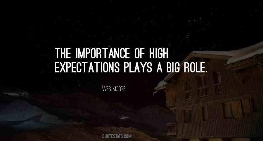 Quotes About High Expectations #1213437