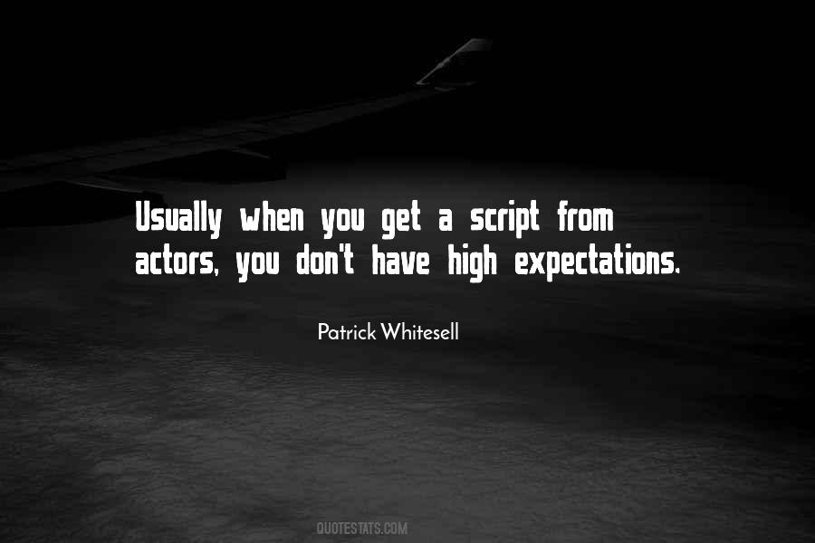 Quotes About High Expectations #1345497