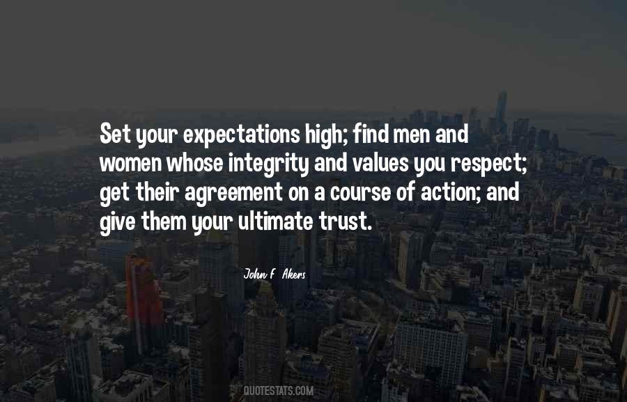 Quotes About High Expectations #134663