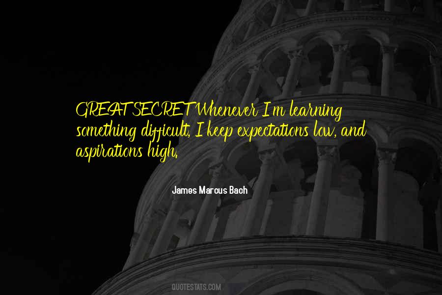 Quotes About High Expectations #43276
