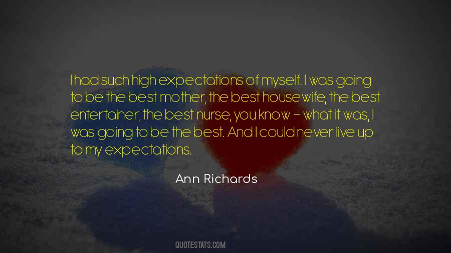 Quotes About High Expectations #548558