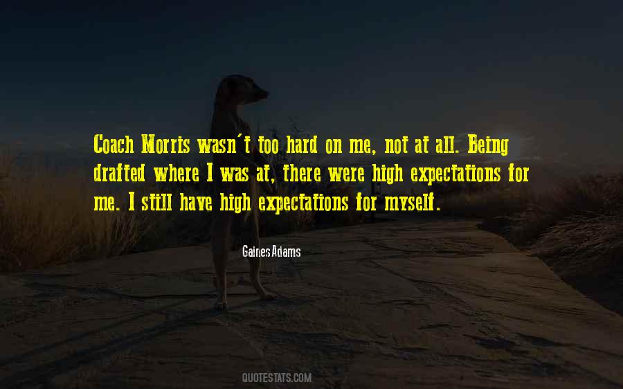 Quotes About High Expectations #720136