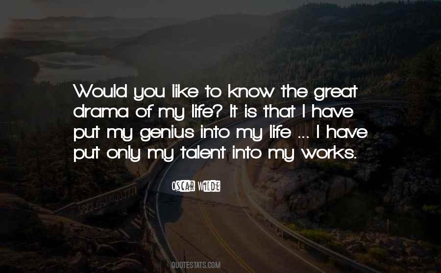Drama Of Quotes #1108985