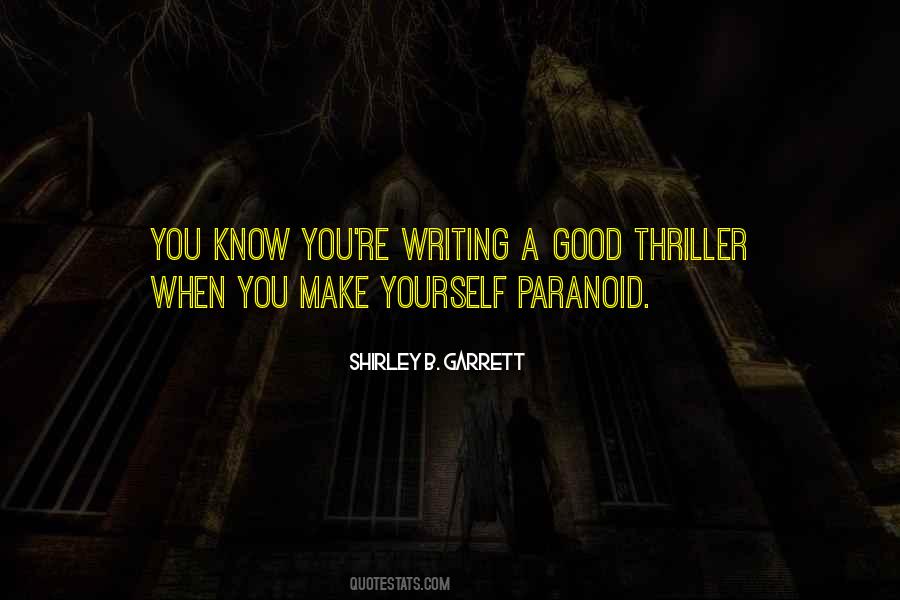 Thriller Mystery Quotes #202964