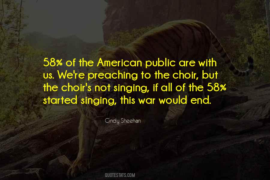 Quotes About Singing In A Choir #721395