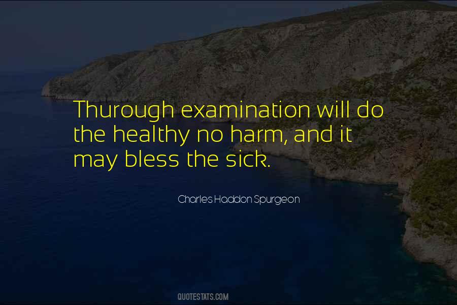 Quotes About Examination #1064514