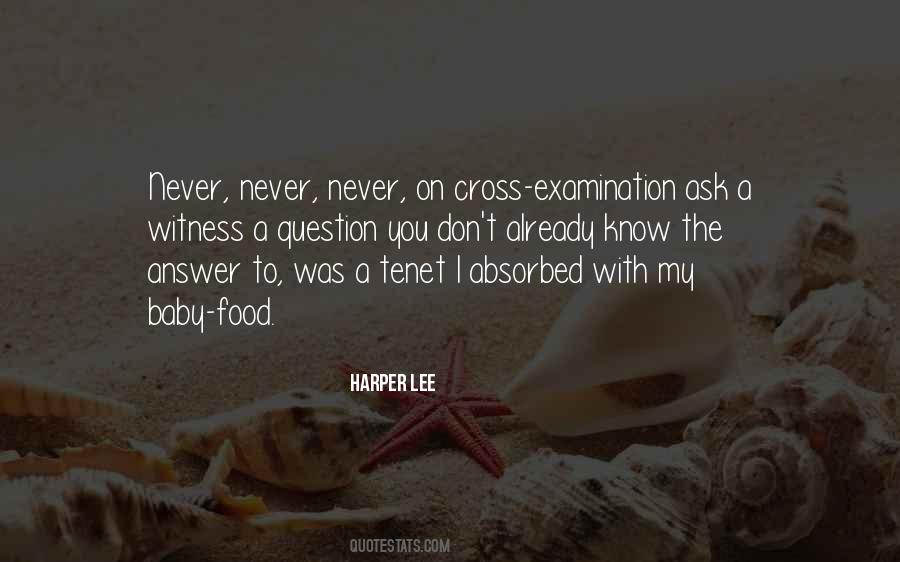 Quotes About Examination #1121895