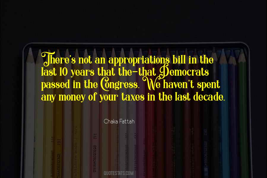 Appropriations Bill Quotes #663167