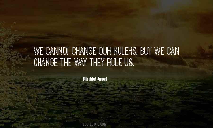 Our Rulers Quotes #1425438
