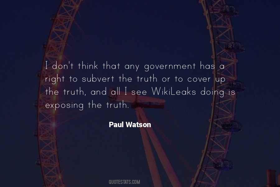 Quotes About Exposing The Truth #1037976